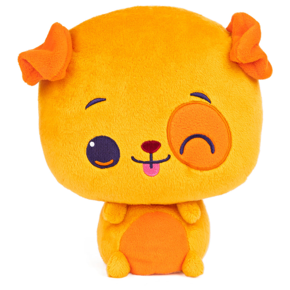 GUND Drops Paulie Pup front view shows soft plush and expressive charm for cuddling.