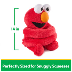 Soft surface-washable Elmo plush for easy cleaning