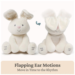 GUND Flora the Bunny sings while ears flap in rhythm