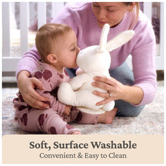 GUND Flora the Bunny baby-safe embroidered features for gentle play