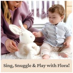 GUND Flora the Bunny surface-washable fabric for easy cleaning
