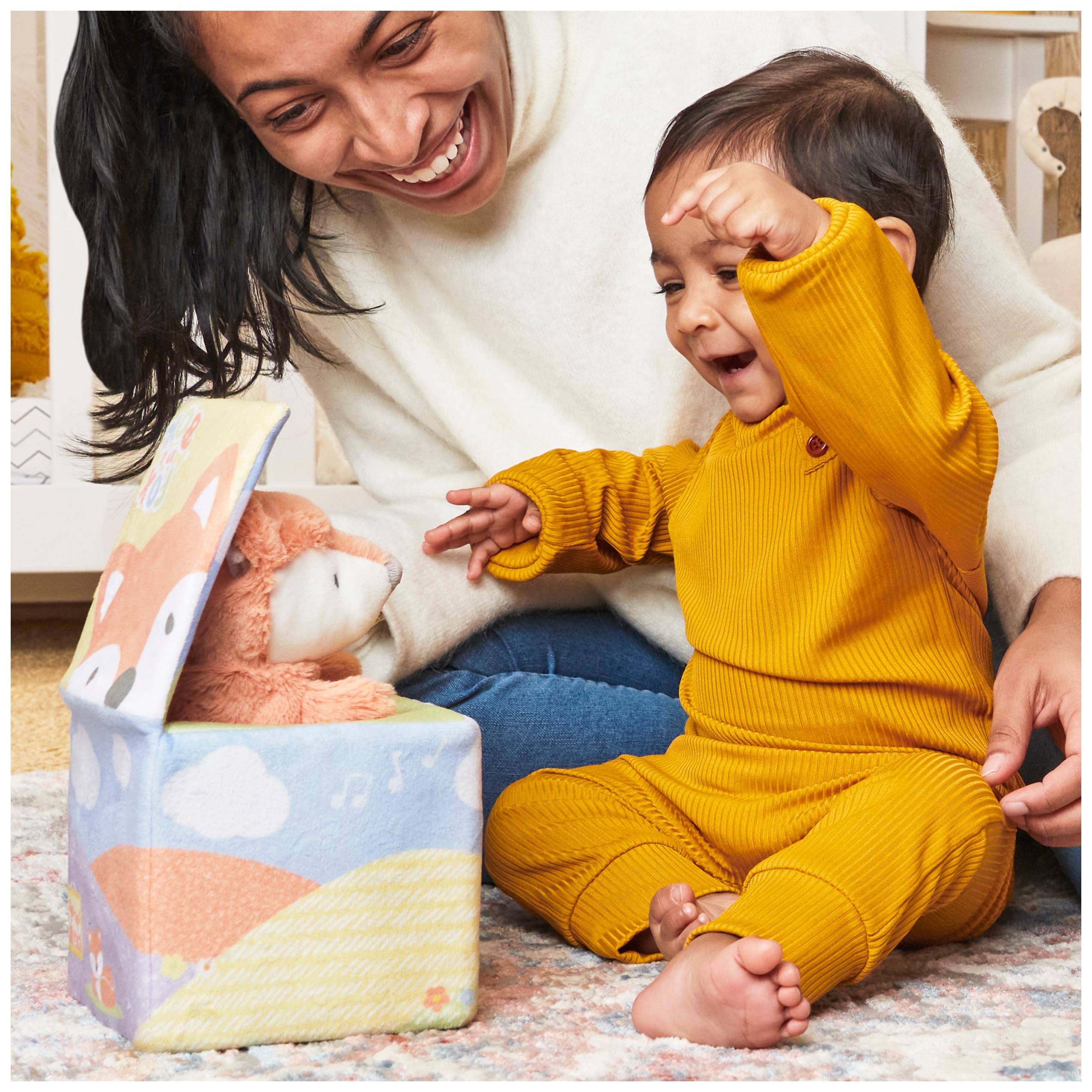 GUND Fox in a Box gift-ready toy for babies.
