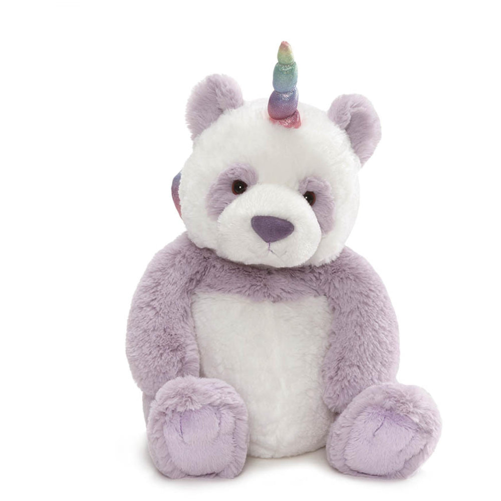 GUND Glitz Pandacorn plush front view for cuddly playtime.