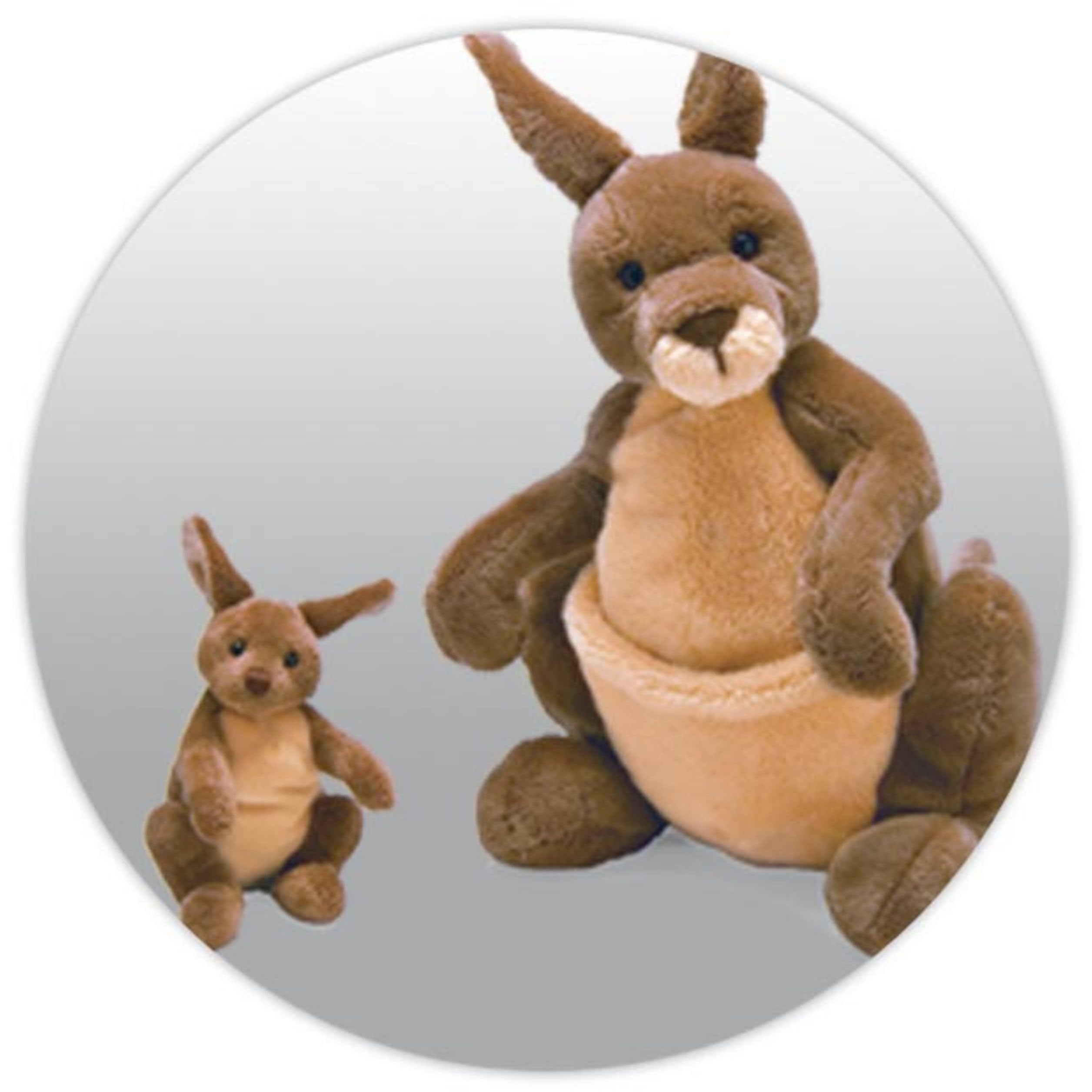 GUND Jirra Kangaroo features removable joey for storytelling and portability