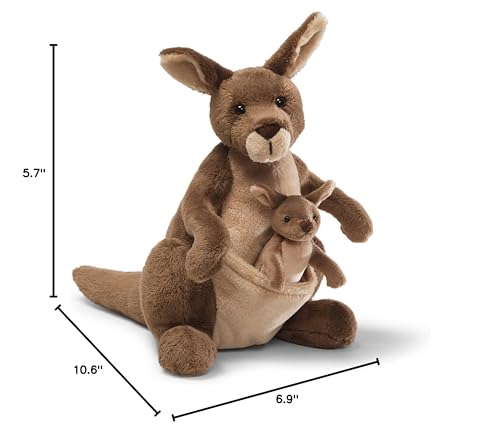 GUND Jirra Kangaroo plush fabric delivers durable softness for daily hugs