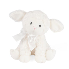 GUND Lena Lamb Keywind plush seated with soothing Brahms lullaby.