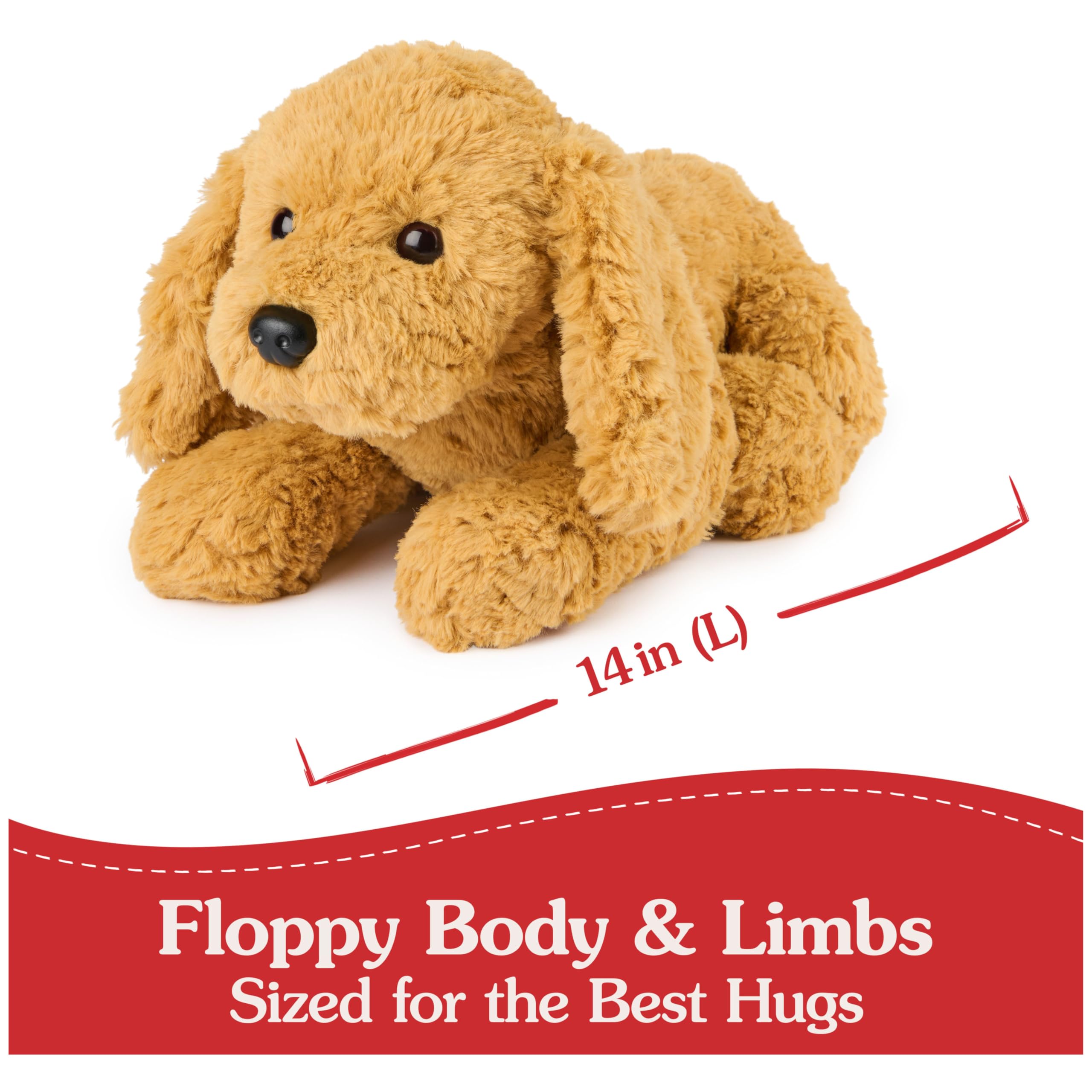 Muttsy's faux suede paw pads add tactile detail during playtime.
