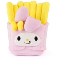 GUND My Melody French Fries Plush front view, a display-worthy kawaii collectible.