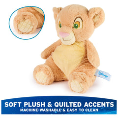 GUND Nala quilted feet and ears add tactile interest during adventures.
