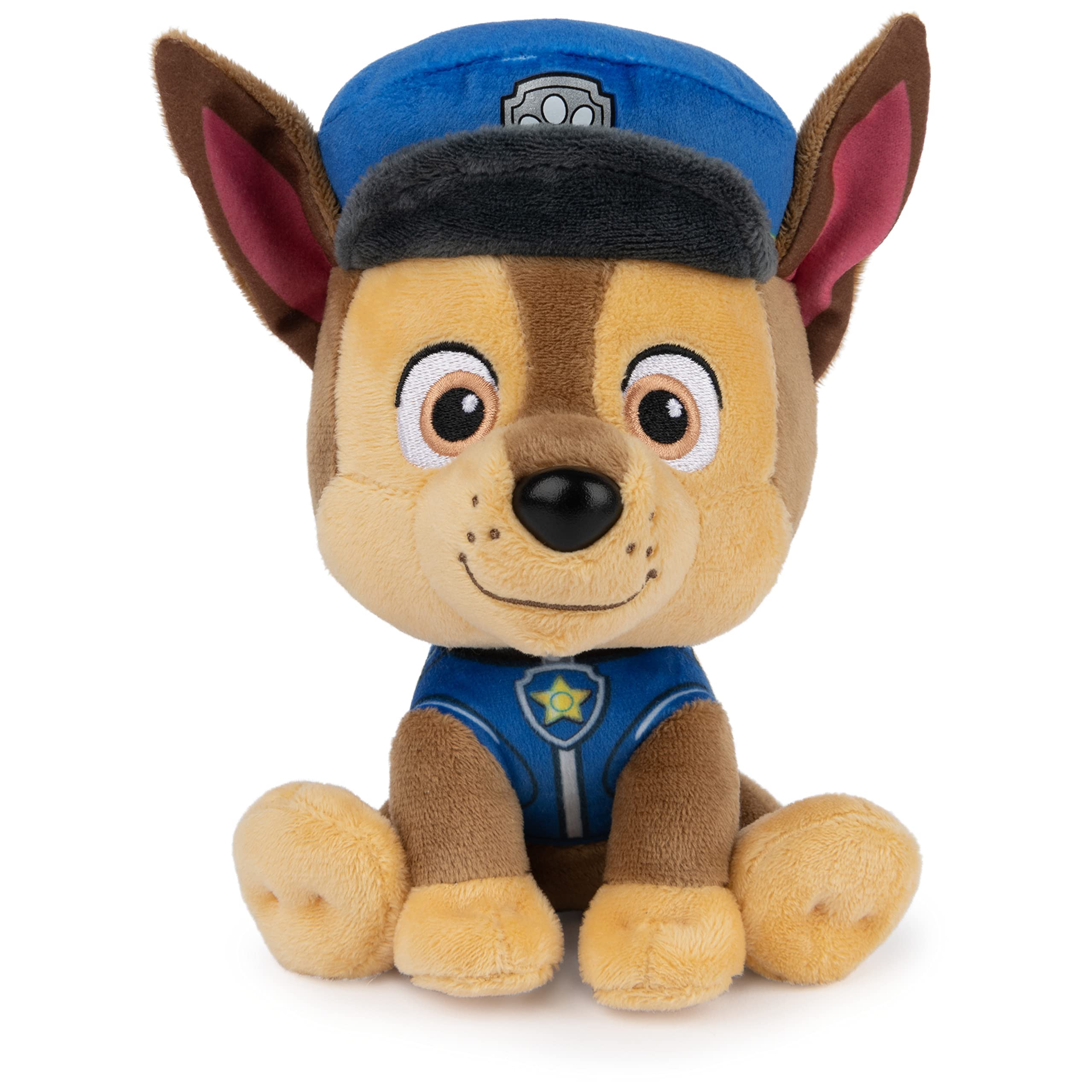GUND PAW Patrol Chase in blue police uniform plush, ideal for cuddles and pretend rescues