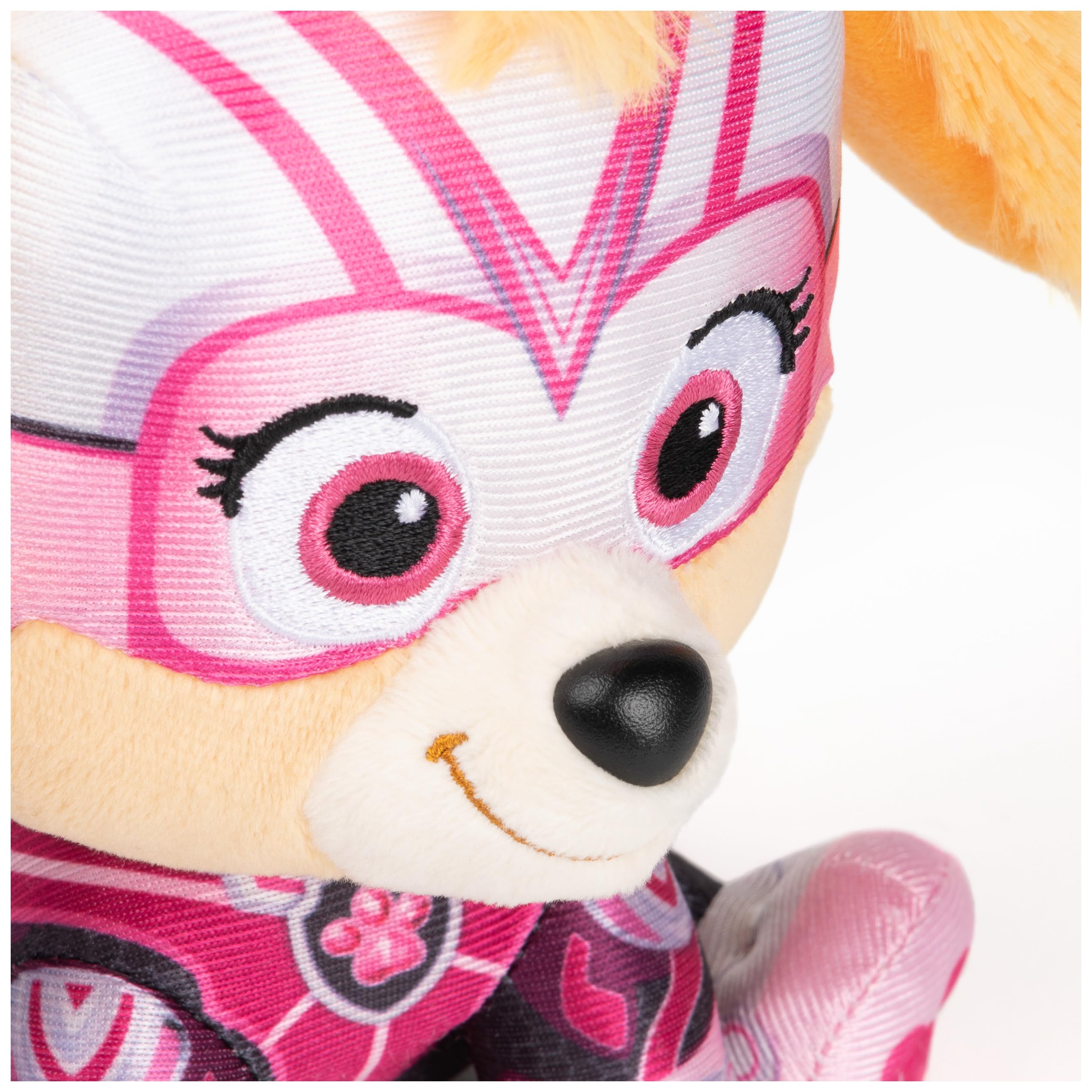 GUND Paw Patrol plush showcases vibrant pink uniform for engaging play and display.