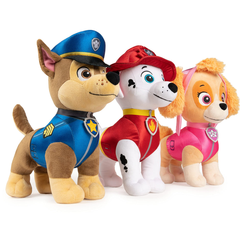 Officially licensed Paw Patrol plush safe for ages 1 and up.