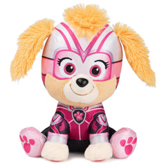 GUND Paw Patrol Skye Mighty Movie plush, a soft 6-inch toy for imaginative play.