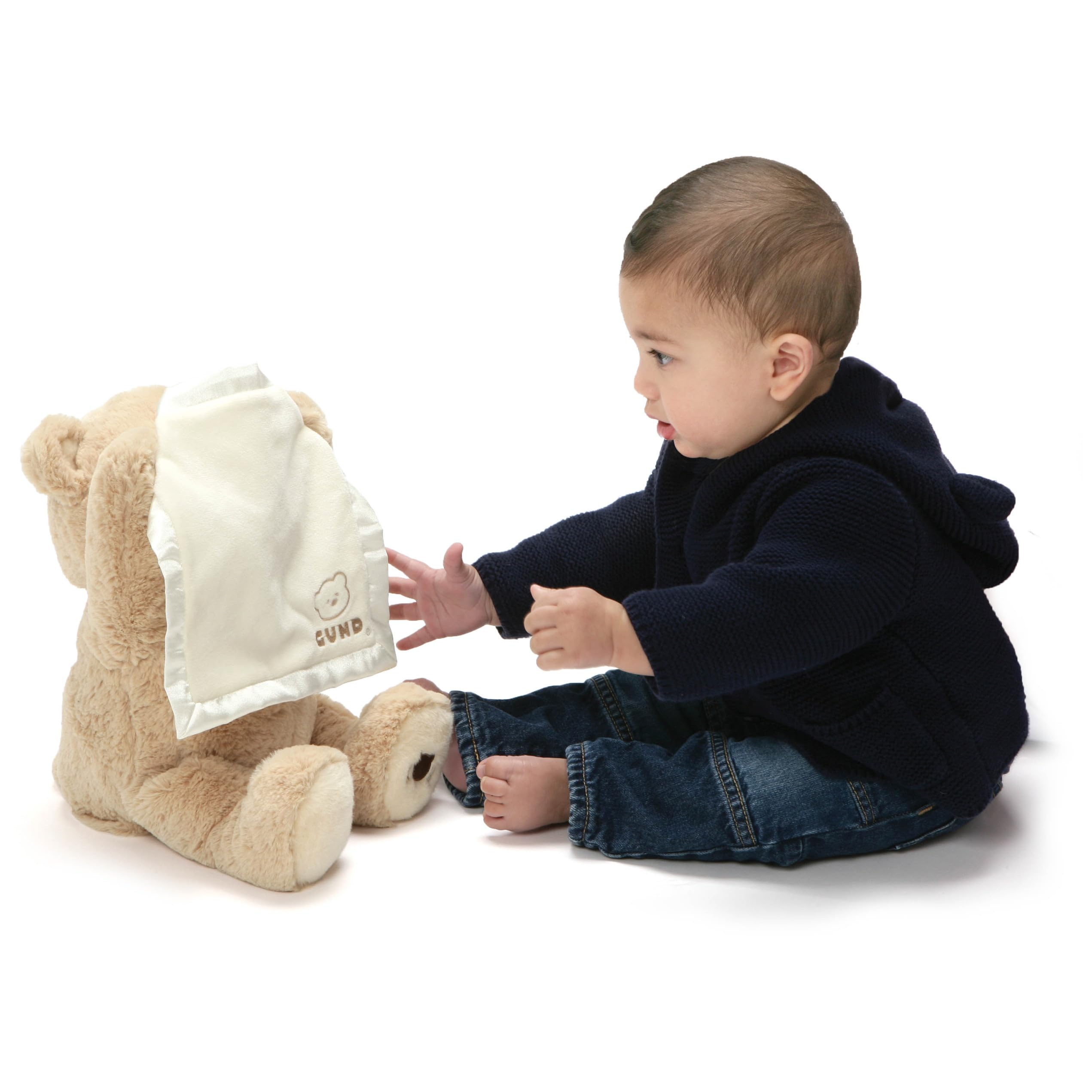 GUND's embroidered details ensure baby-safe design with a friendly expression