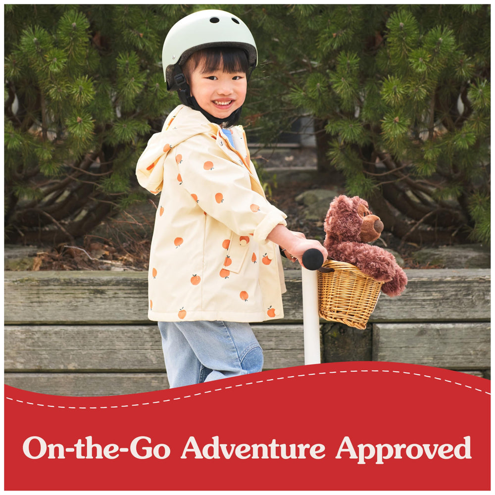 GUND Philbin satin nametag detail adds easy tagging for on-the-go adventures.
