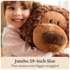 Philbin teddy bear surface-washable for easy cleanup after adventures.