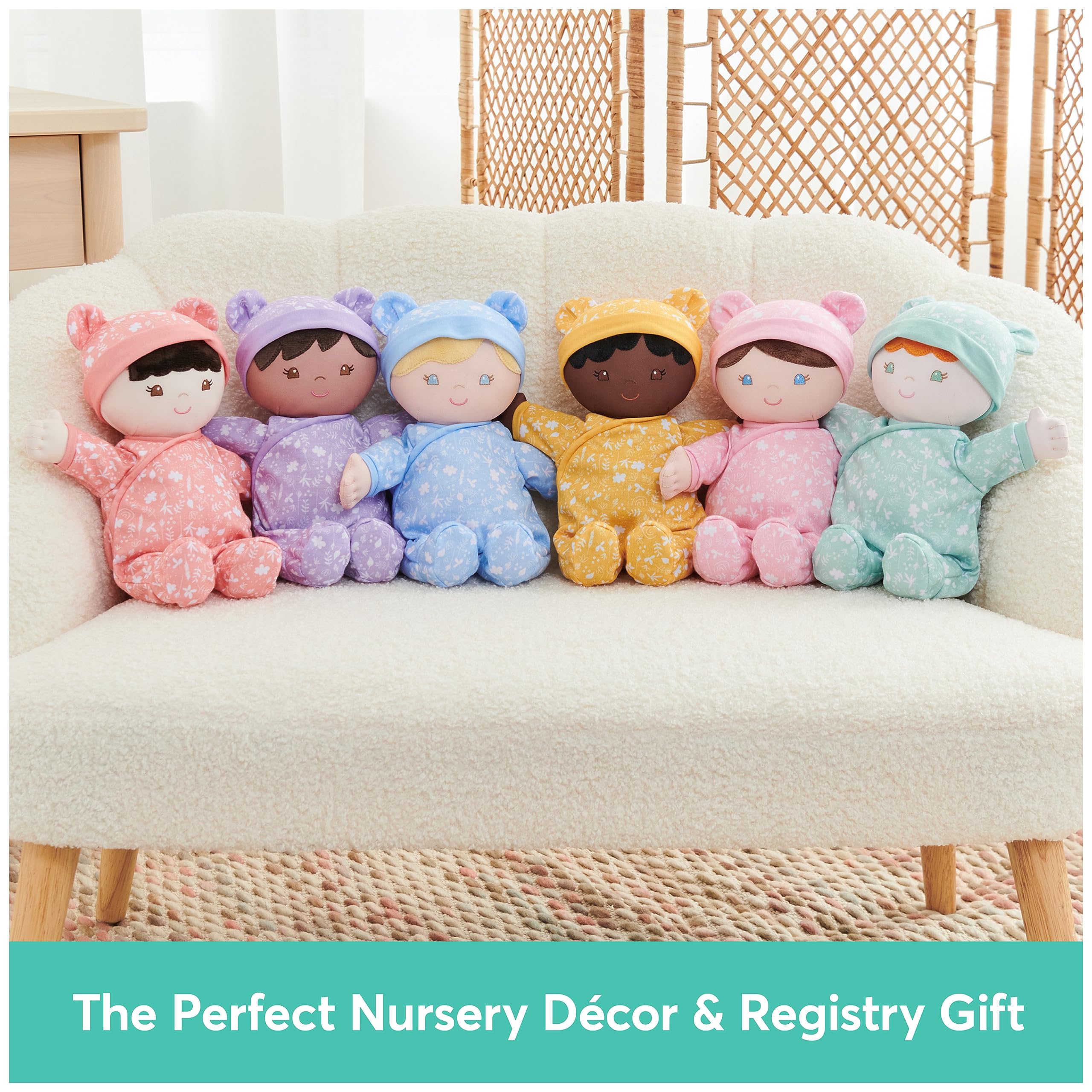 GUND Poppy doll machine washable for easy cleanup