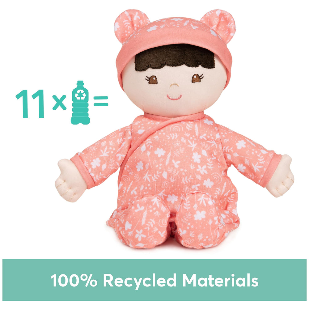 GUND Poppy doll embroidered face ensures safe, durable features