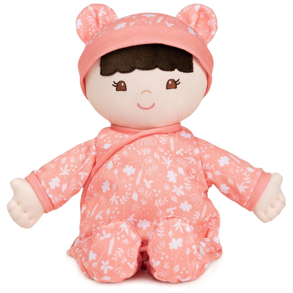 GUND Poppy doll face shows soft plush for newborn snuggles