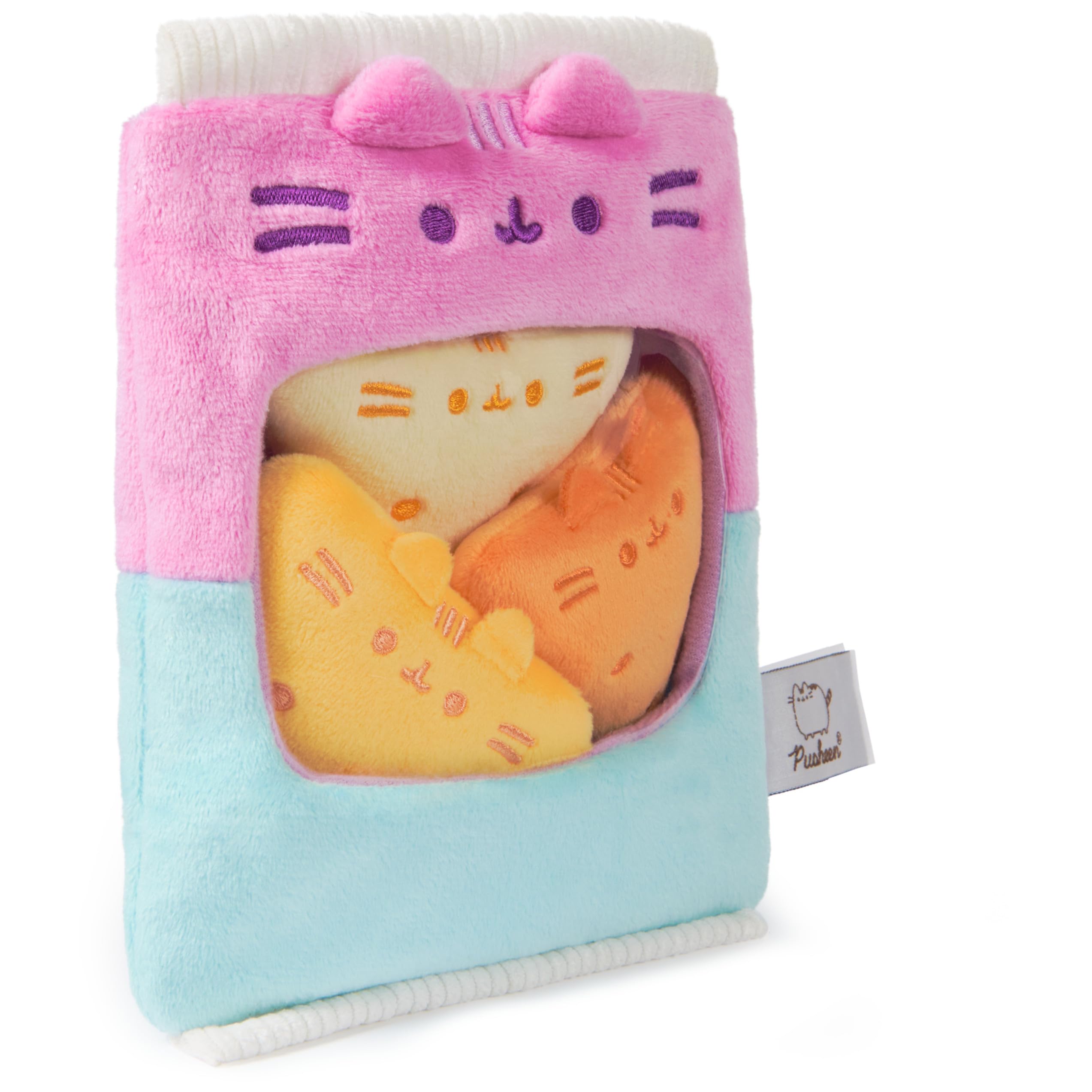 Back view shows pink/purple stripes and tail to enhance kawaii vibes.