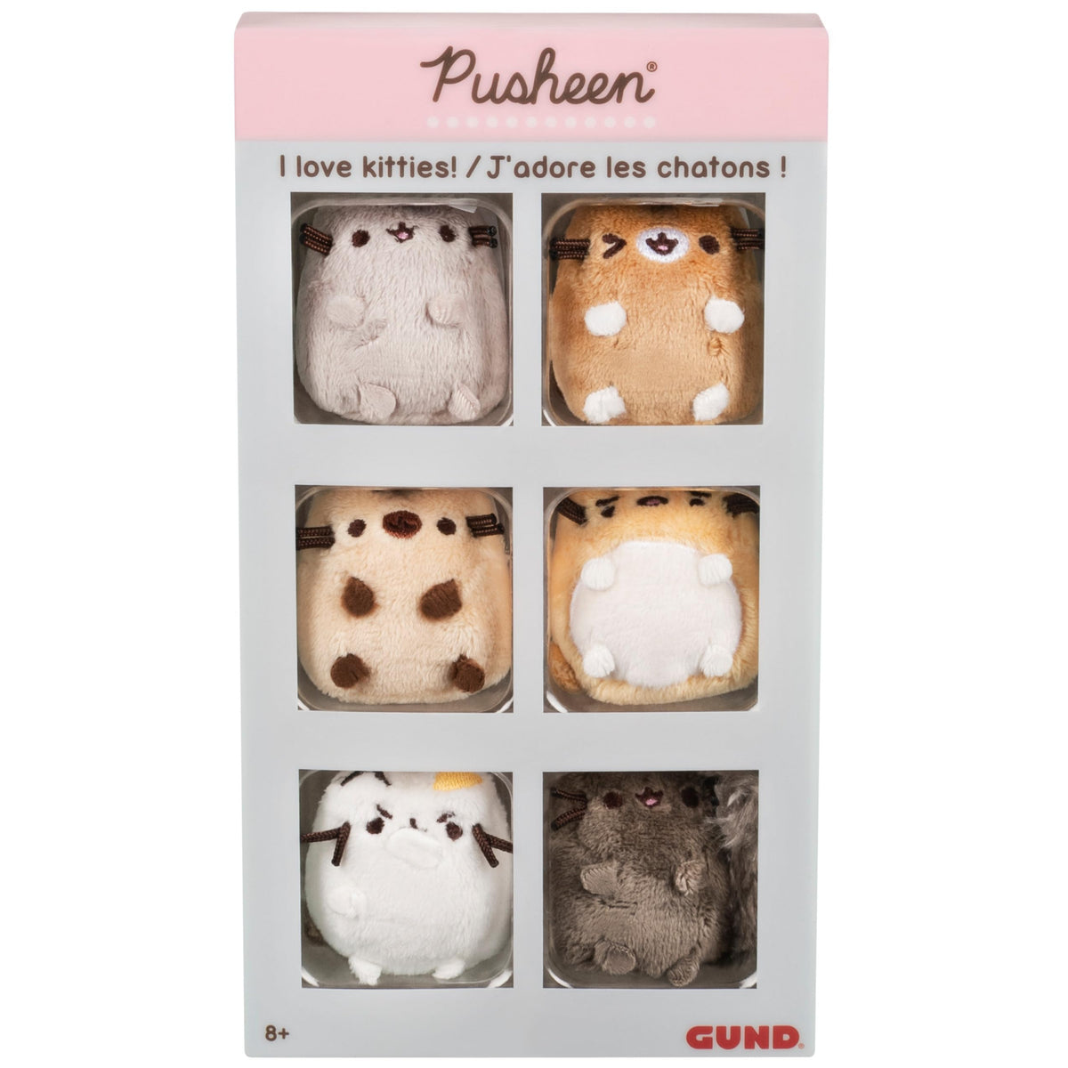 GUND Pusheen comic collector display box ideal for shelf showcase and gifting.