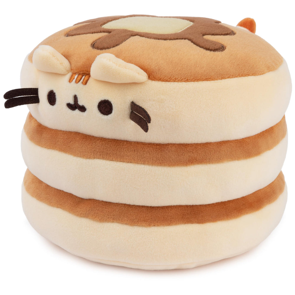 GUND Pusheen facial expression close-up, irresistibly kawaii for fans.
