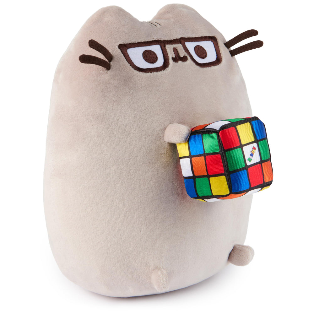 GUND Pusheen glasses close-up highlighting embroidered eyewear for charming character