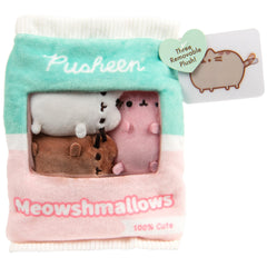 GUND Pusheen Meowshmallows desk display idea with cute bag and plush