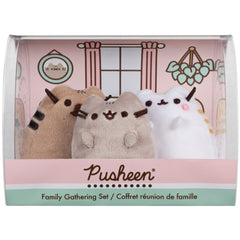 GUND Pusheen mom plush in a giftable display box set for cozy family moments
