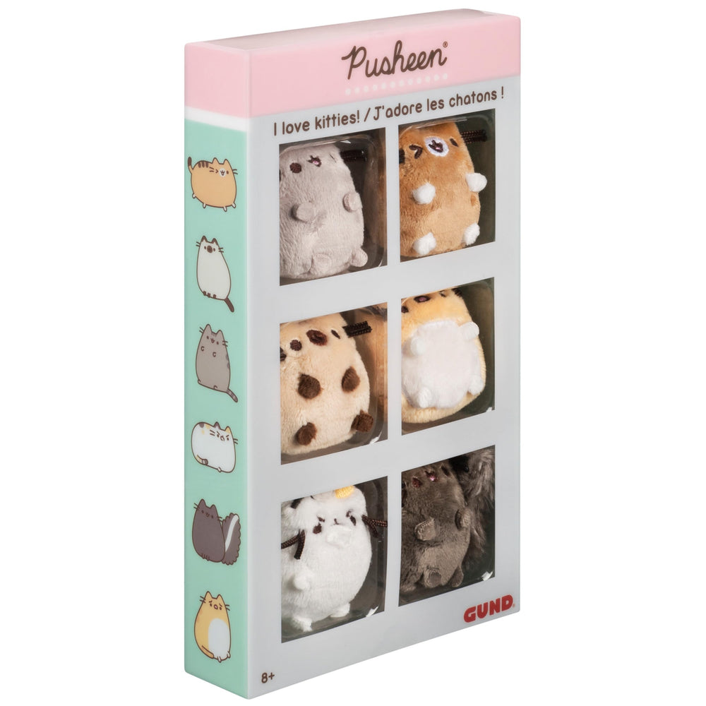 GUND Pusheen with five companion kitties capture webcomic charm.