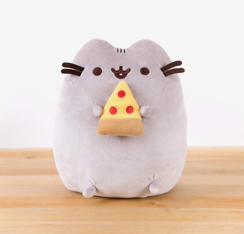 Close-up of soft material on GUND Pusheen Snackable plush, easy to clean