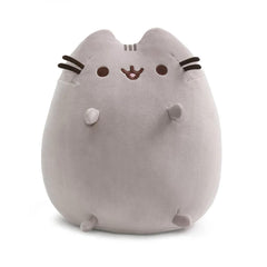 GUND Pusheen Squisheen plush in an 11-inch sitting pose, ideal for cuddles.