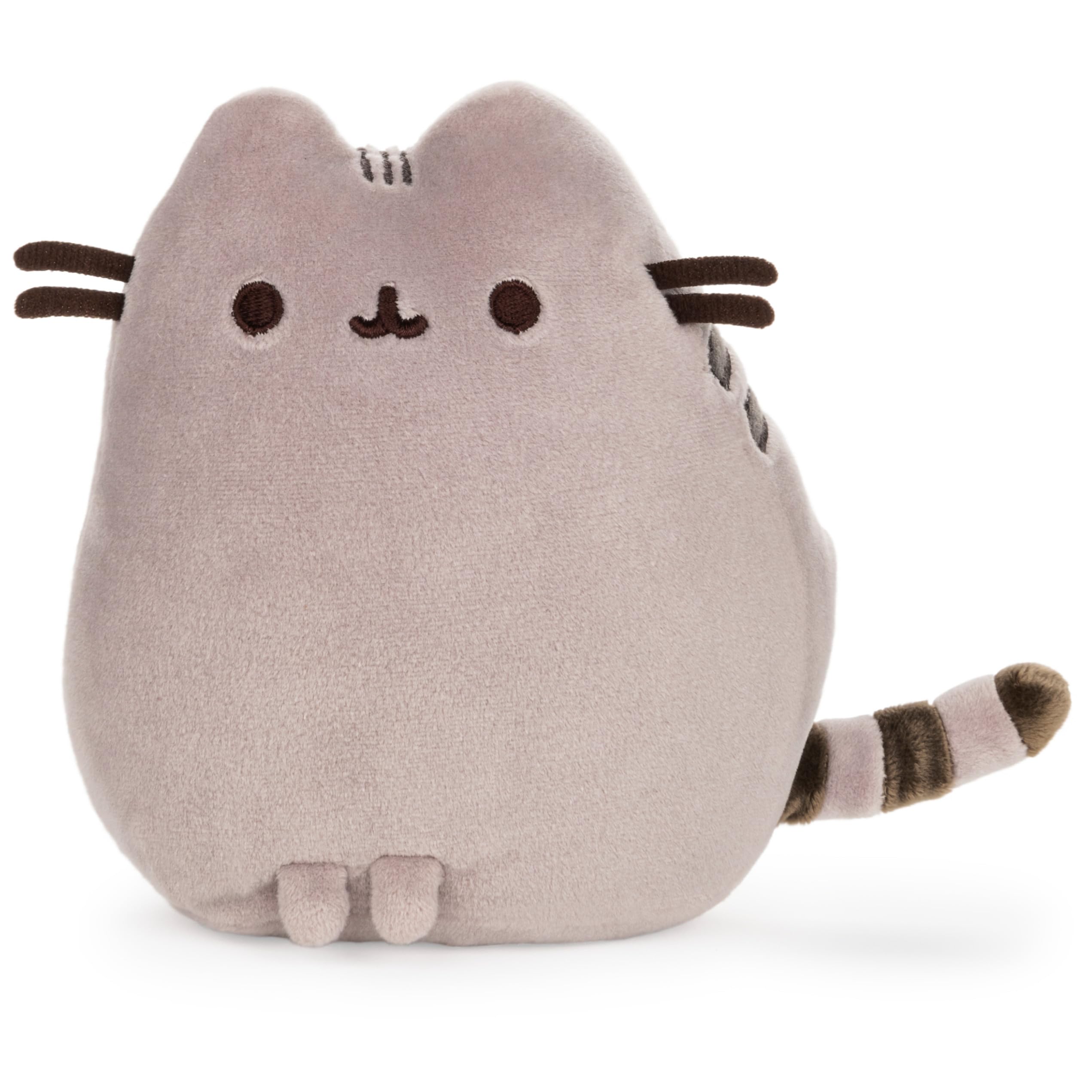 GUND Pusheen Squisheen plush in a 6-inch sitting pose, ultra-soft and cuddle-worthy.