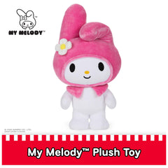 GUND My Melody hood detail with pink hood and flower