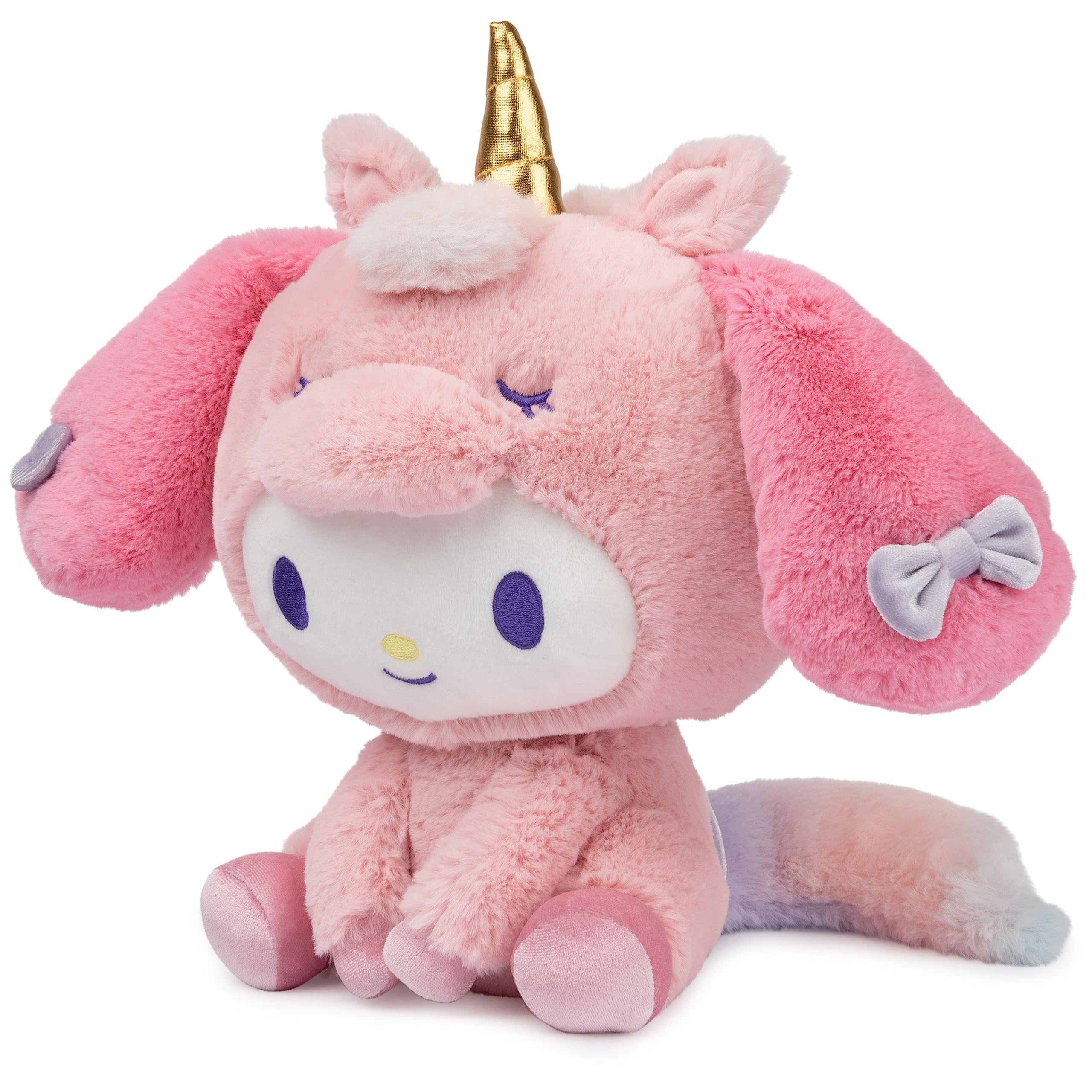GUND Sanrio plush in collectible unicorn design, ideal gift for fans.