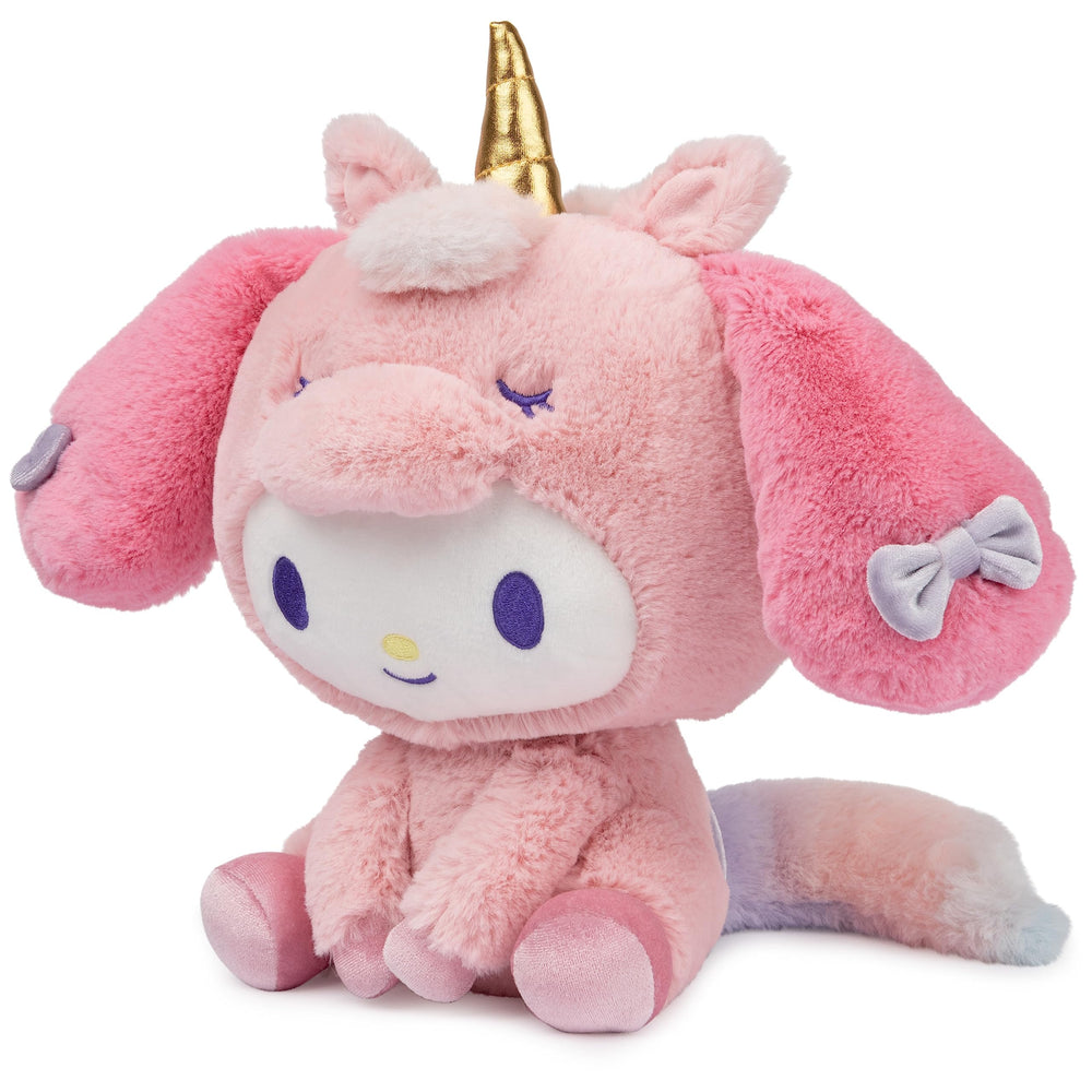 GUND Sanrio plush in collectible unicorn design, ideal gift for fans.
