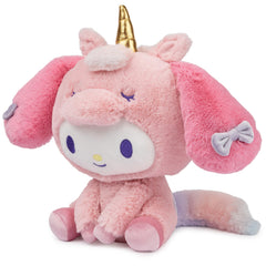 GUND Sanrio plush in collectible unicorn design, ideal gift for fans.