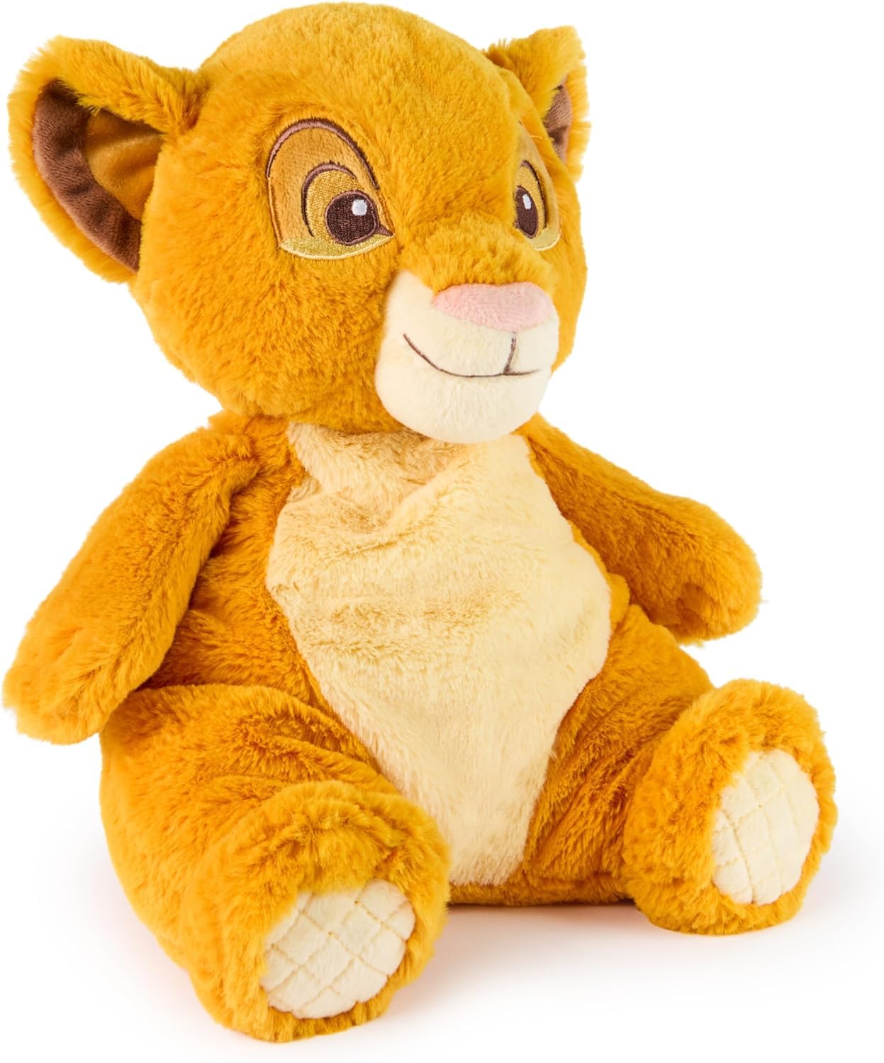 GUND Simba Oh So Snuggly Plush cream tummy detail enhances design