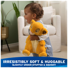 GUND Simba Oh So Snuggly Plush quilted feet texture for tactile play