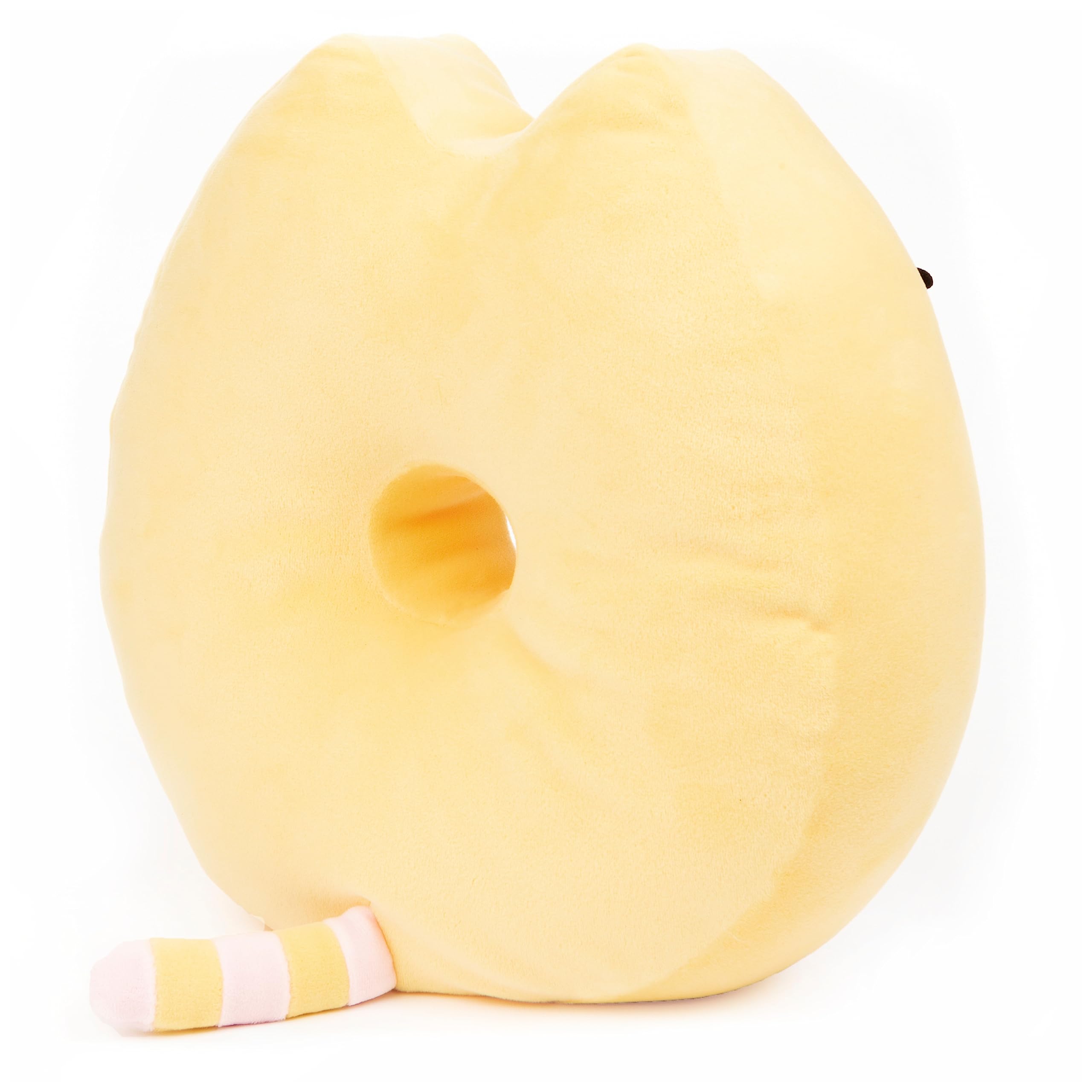 GUND Sprinkle Donut Pusheen plush squeeze action demonstrates slow-rise texture ideal for hugs