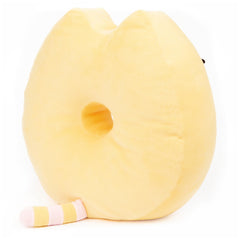 GUND Sprinkle Donut Pusheen plush squeeze action demonstrates slow-rise texture ideal for hugs