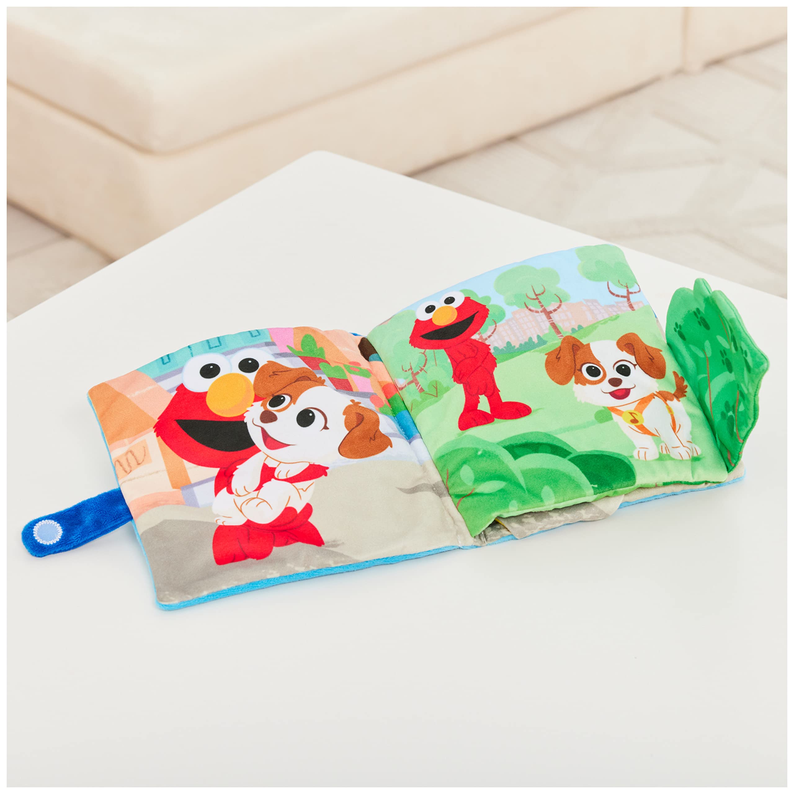 GUND Tango plush closeup showing embroidered eyes for comforting play.