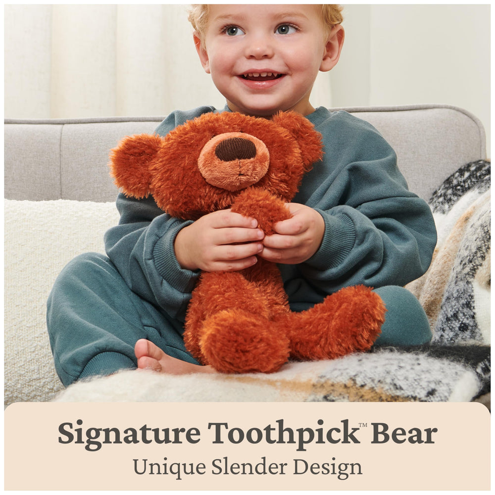 GUND Toothpick Pumpkin Pie in burnt orange plush for cuddles
