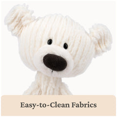 GUND Toothpick Cable teddy bear plush texture and premium quality.