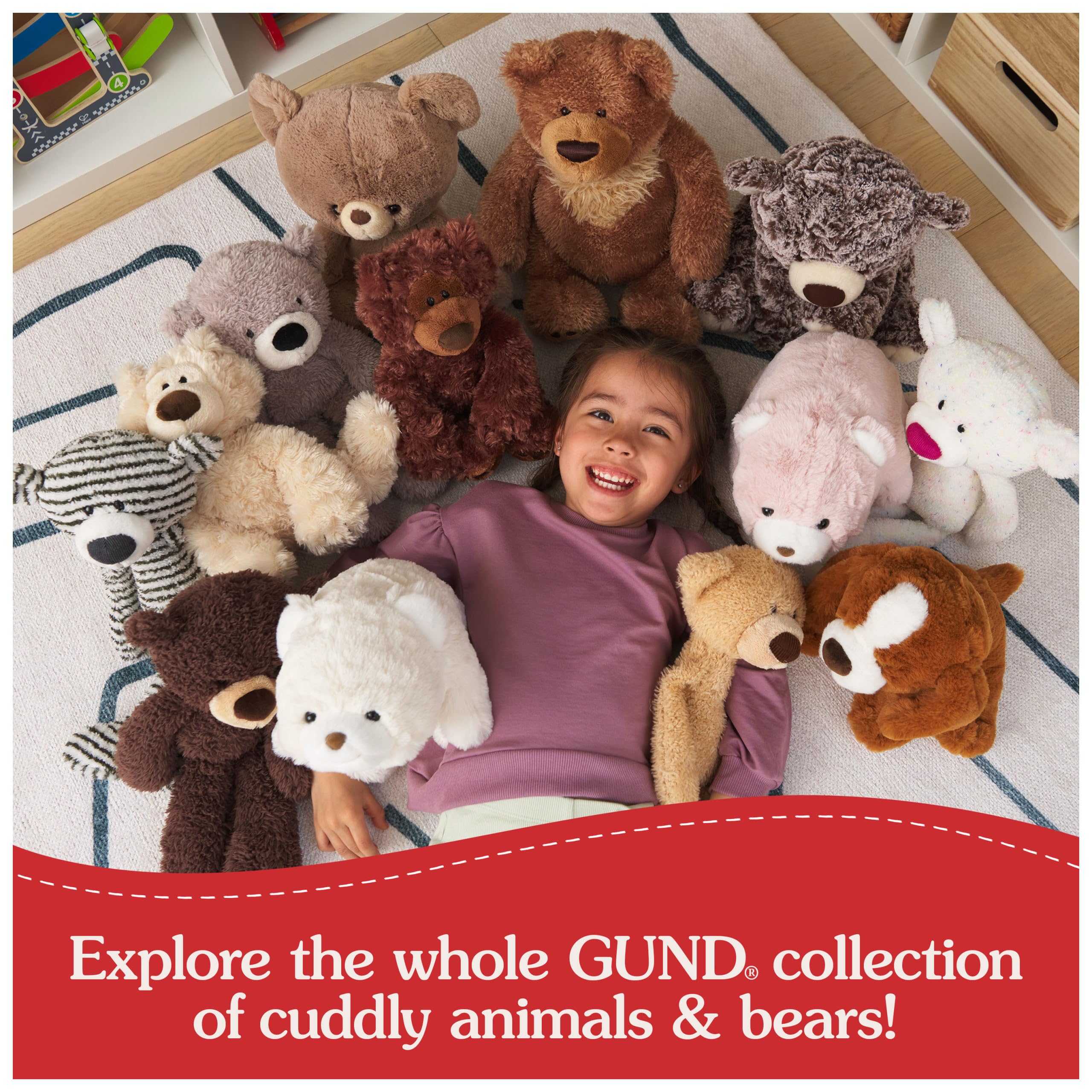 GUND Toothpick collectible plush for both kids and teddy bear lovers.