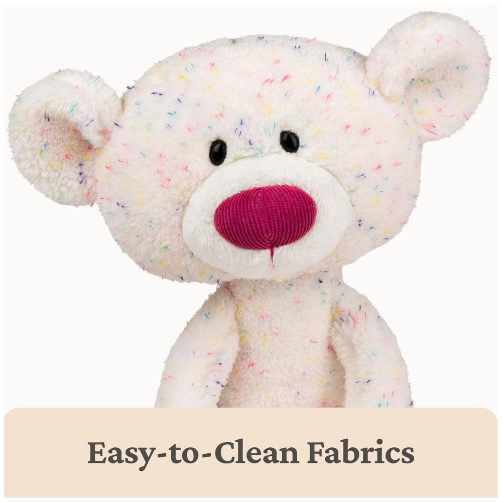 GUND Toothpick Confetti machine-washable fabric for easy cleaning