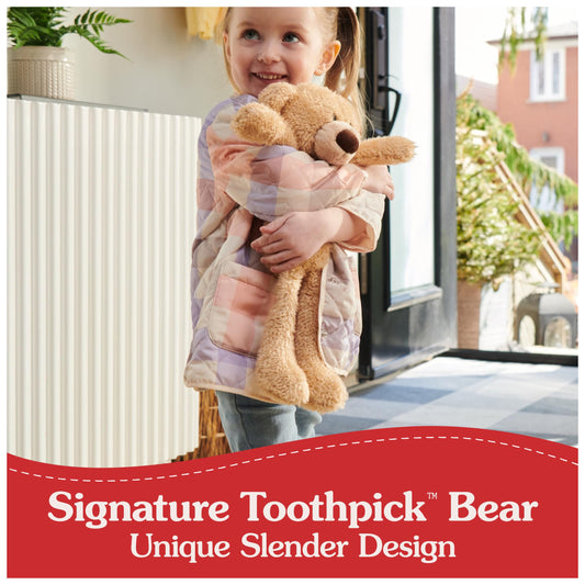 GUND Toothpick with floppy limbs for easy posing and cuddling.