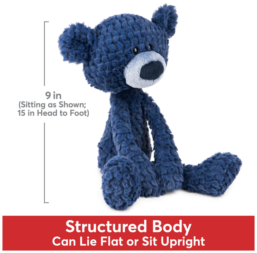 Corduroy nose detail adds character to the Ripple teddy.