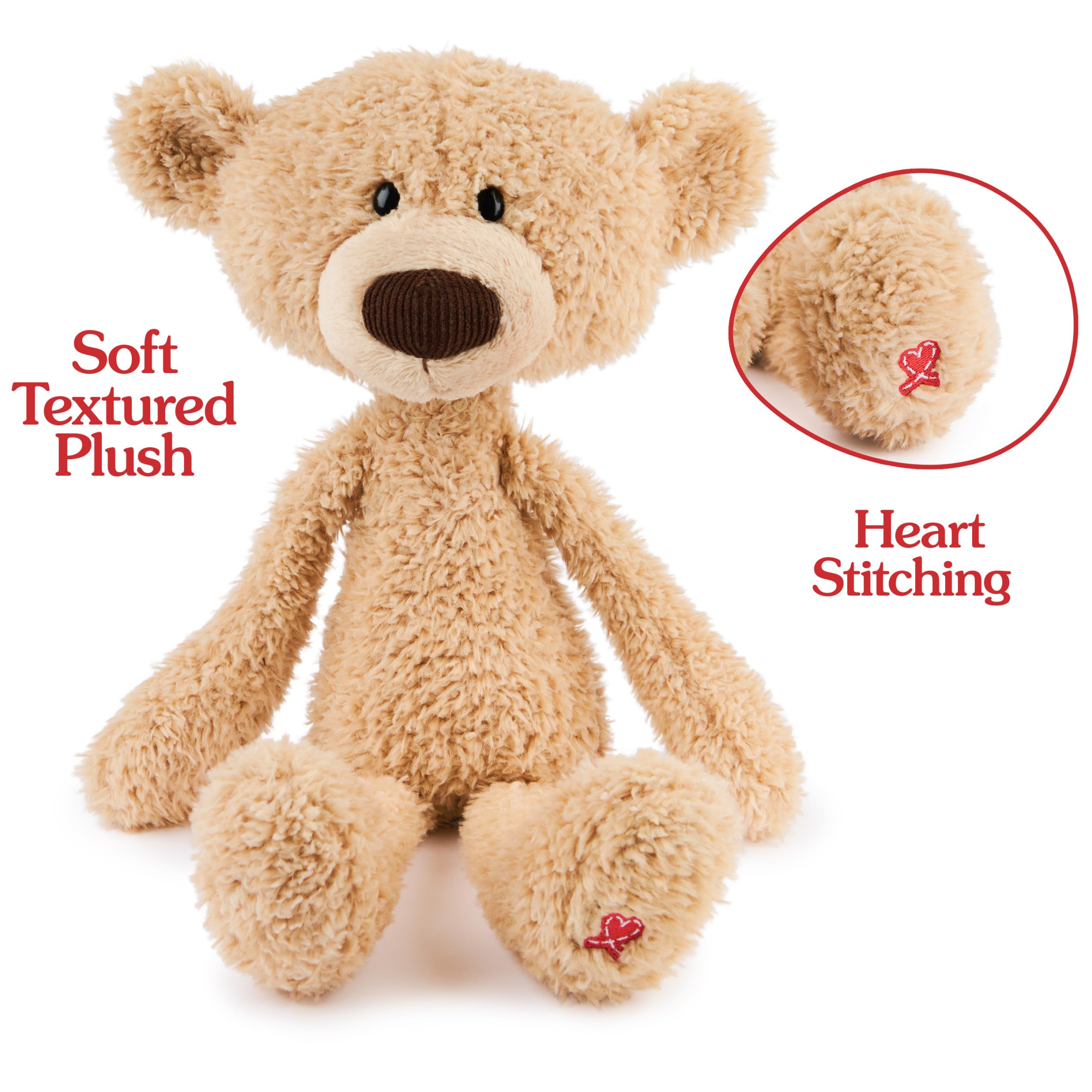GUND Toothpick surface washable care keeps it clean without machine washing.