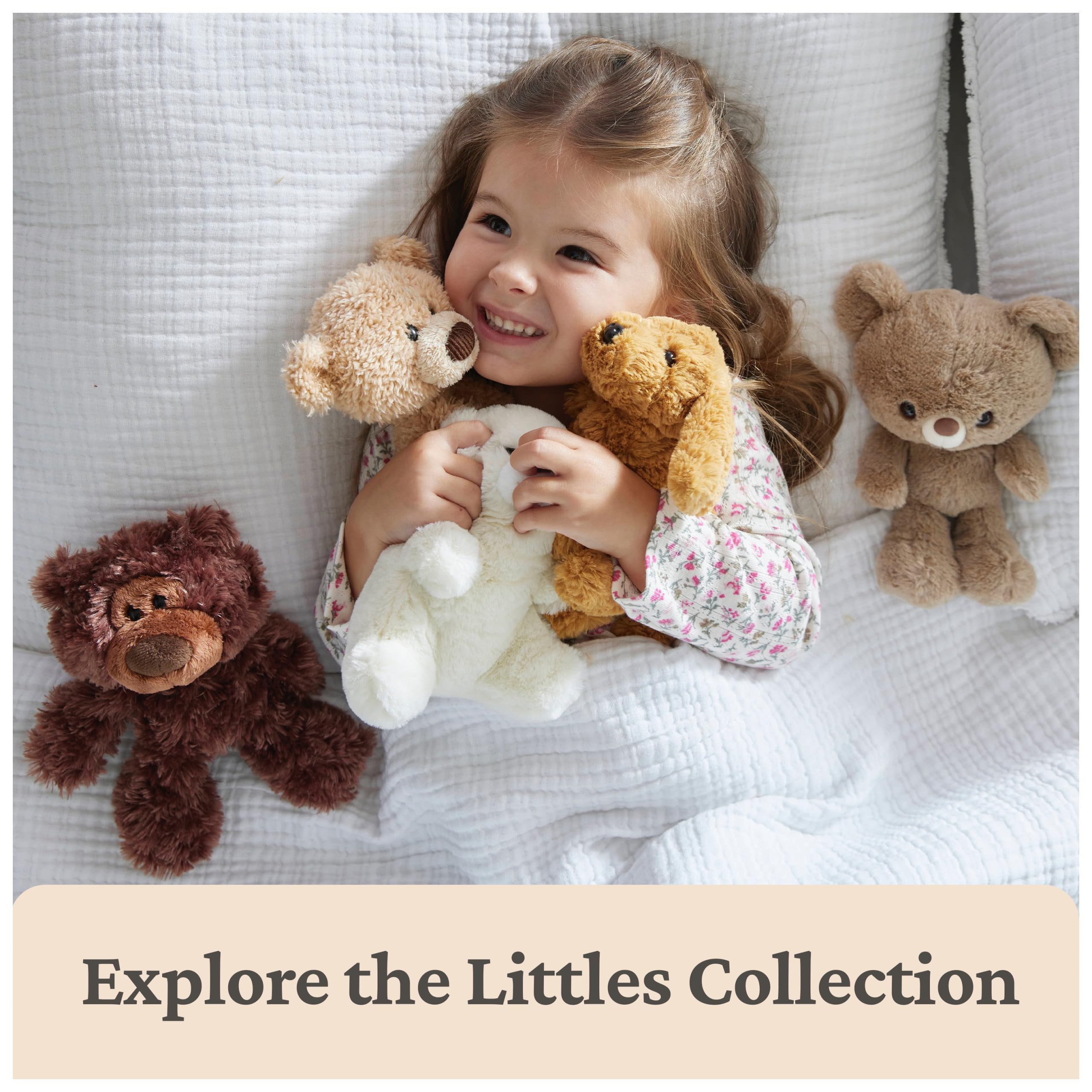 GUND Toothpick Teddy Bear age-appropriate design for ages 1 and up.